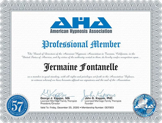 AHAMembership-Jermaine AHA Membership Certificate